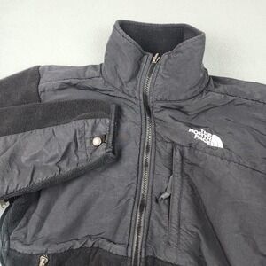 Vintage The North Face Jacket Womens XS Black Polartec Fleece Full Zip USA Hike